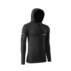 Black long-sleeved hat