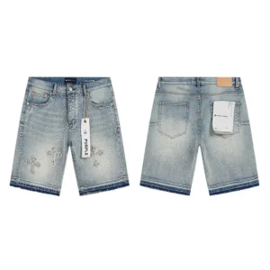 Retro washed embroidery 5-inch short pants Retro washed embroidery 5-inch short pants