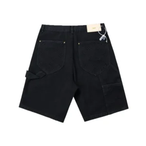 Vintage washed workwear denim shorts Vintage washed workwear denim shorts