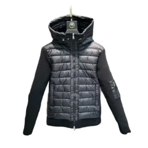 Knitted patchwork down jacket Knitted patchwork down jacket