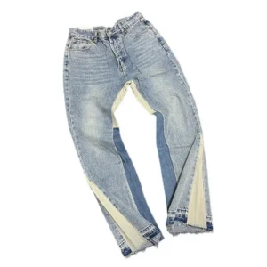 Distressed patchwork jeans 5361